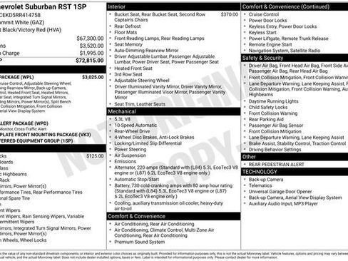 Used 2024 Chevrolet Suburban RST w/ Luxury Package image 2