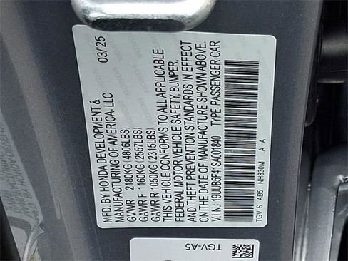 Used 2025 Acura TLX w/ Technology Package image 29