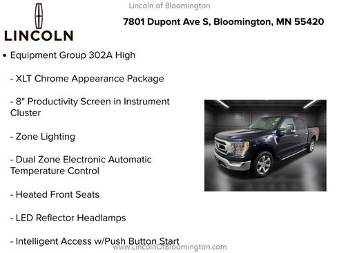 Used 2023 Ford F150 XLT w/ Equipment Group 302A High image 9