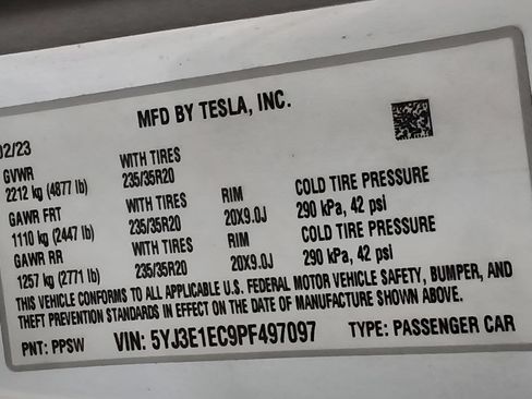 Used 2023 Tesla Model 3 Performance AWD/4WD image 14