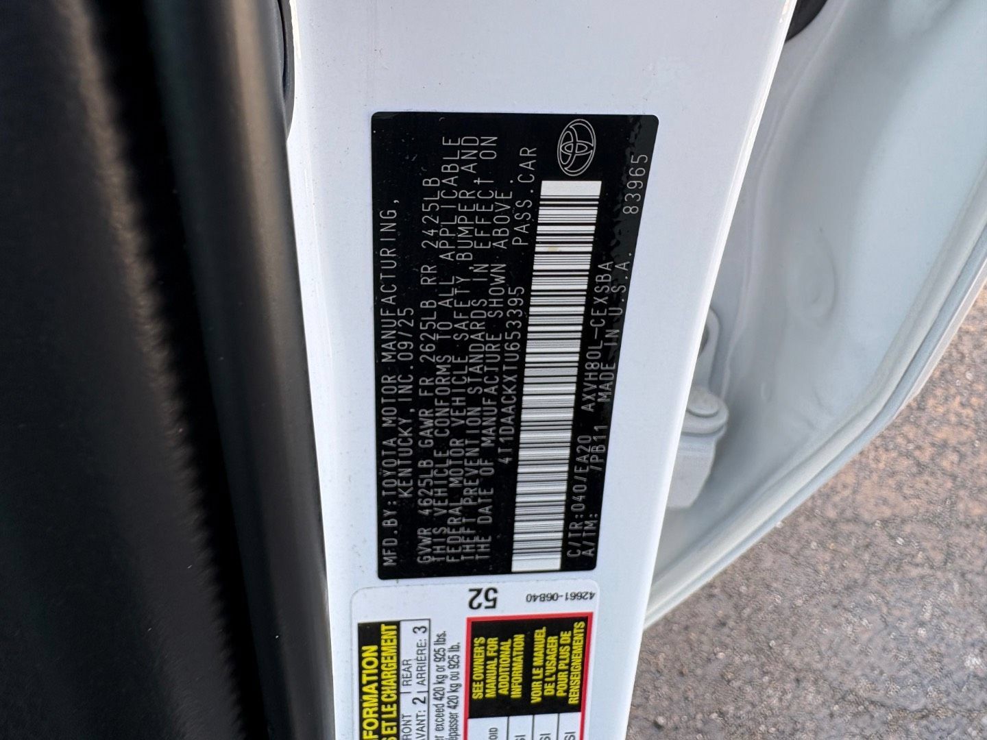 Used 2026 Toyota Camry SE FWD image 19