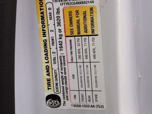 Used 2019 Ford Transit 250 148 Medium Roof image 31