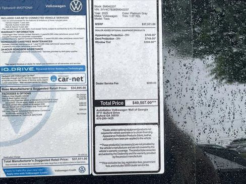 New 2025 Volkswagen Taos SEL image 15