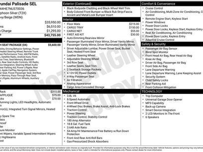 Used 2022 Hyundai Palisade SEL w/ 8P Bench Seat Package