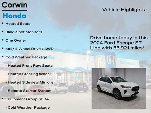 Used 2024 Ford Escape ST-Line AWD/4WD image 6
