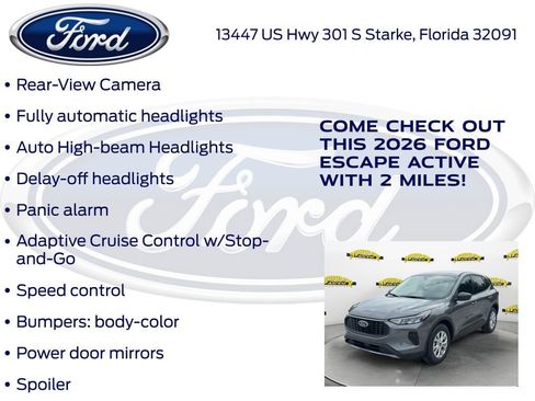 New 2026 Ford Escape Active w/ Tech Pack #1 image 30