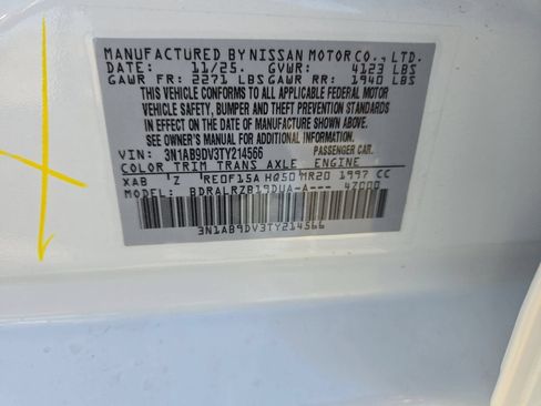 New 2026 Nissan Sentra SR w/ SR All Weather Package FWD image 38