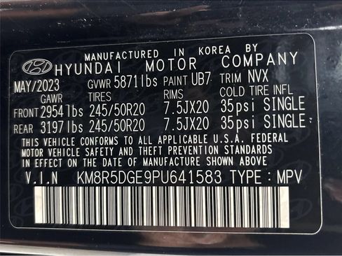 Used 2023 Hyundai Palisade Limited AWD/4WD image 28