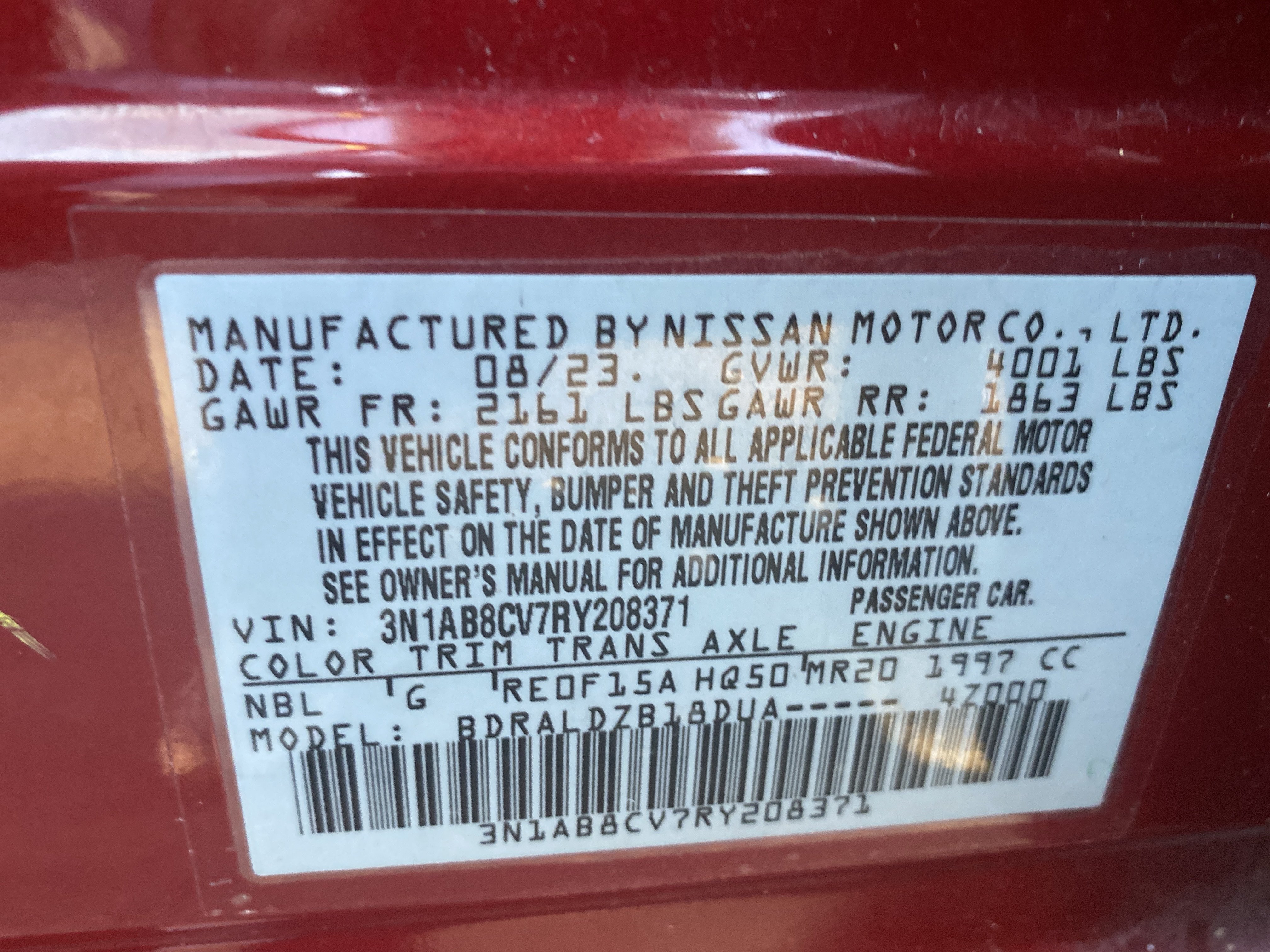 Used 2024 Nissan Sentra SV FWD image 24
