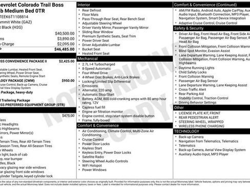 New 2026 Chevrolet Colorado Trail Boss AWD/4WD image 28