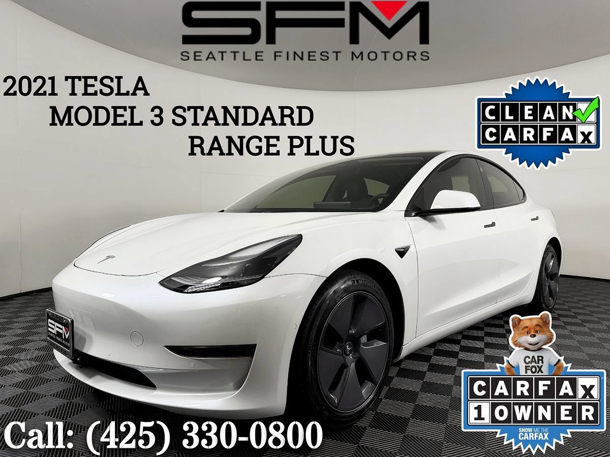 Used 2021 Tesla Model 3 Standard Range Plus RWD image 1