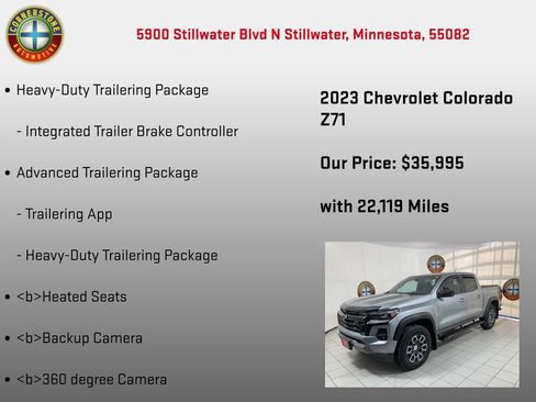 Used 2023 Chevrolet Colorado Z71 w/ Z71 Convenience Package 2 image 25