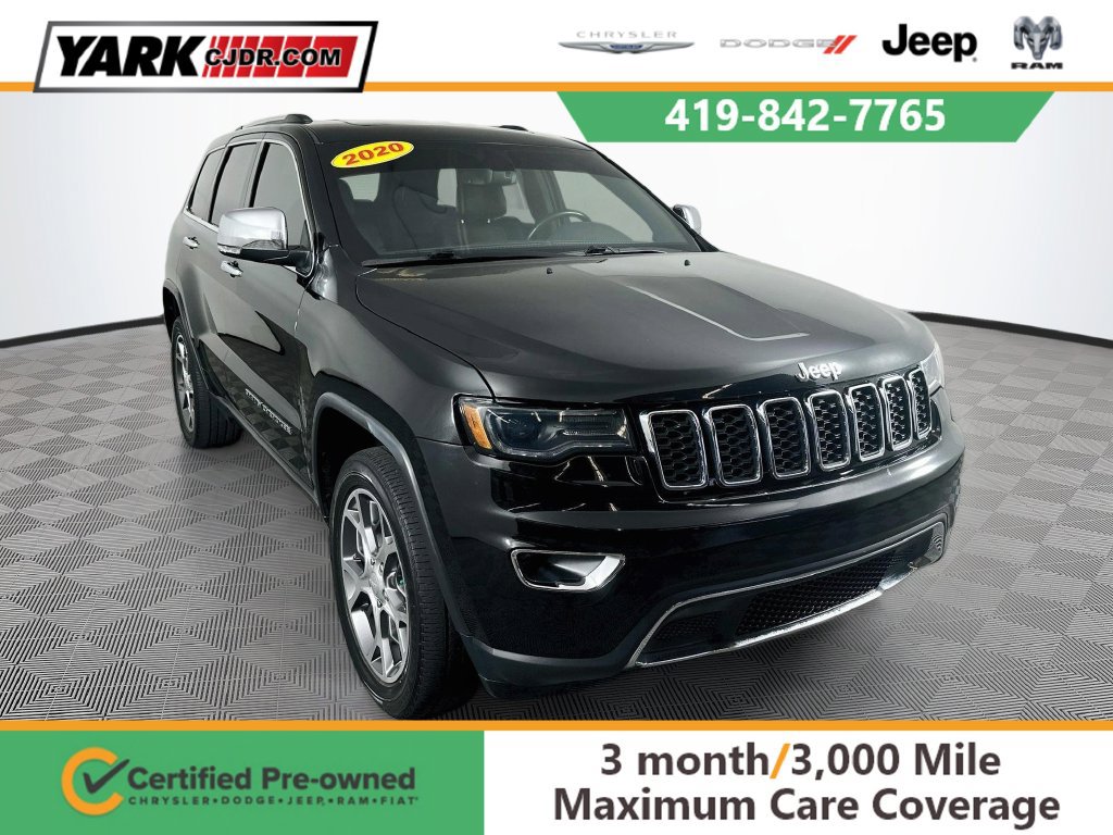 Certified 2020 Jeep Grand Cherokee Limited w/ Trailer Tow Group IV AWD/4WD 360° Tour