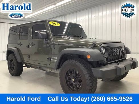 Used 2015 Jeep Wrangler Unlimited Sport w/ Quick Order Package 24S AWD/4WD image 1