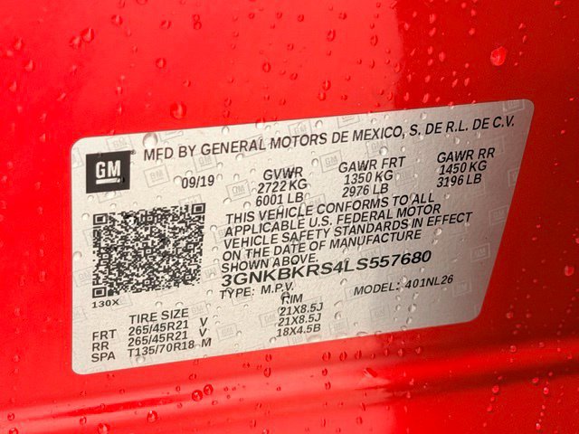 Certified 2020 Chevrolet Blazer RS AWD/4WD image 22