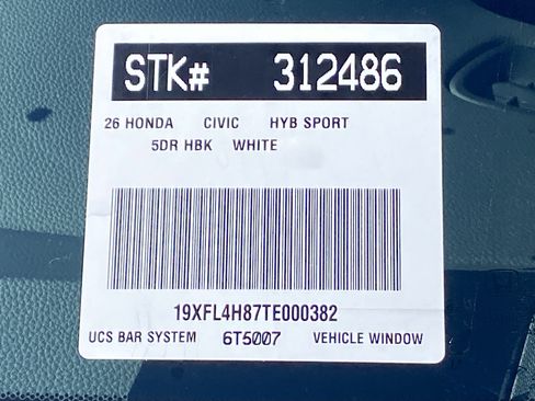 New 2026 Honda Civic Sport image 20