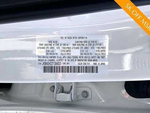 Certified 2026 MAZDA CX-90 3.3 Turbo S w/ Premium Plus AWD/4WD image 36