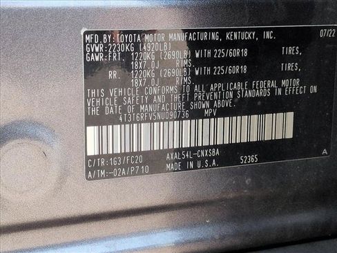 Used 2022 Toyota RAV4 SE w/ Convenience Package AWD/4WD image 25
