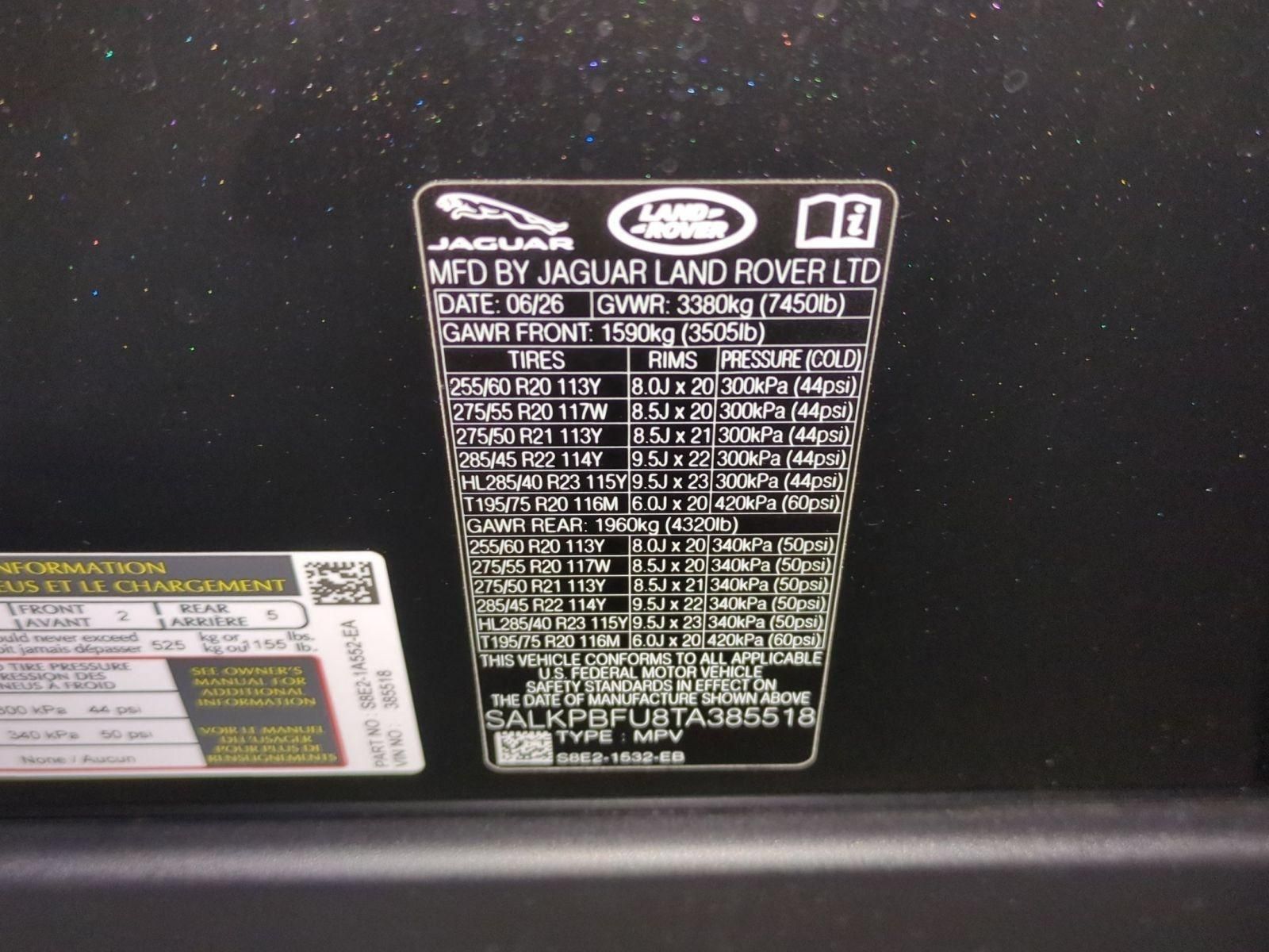 New 2026 Land Rover Range Rover Long Wheelbase SE AWD/4WD image 31