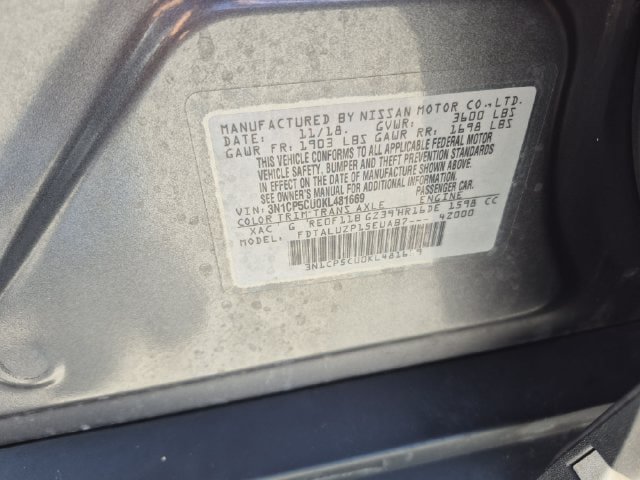 Used 2019 Nissan Kicks SR w/ SR Premium Package FWD image 26