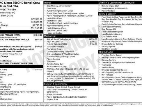 New 2026 GMC Sierra 3500 Denali w/ Technology Package AWD/4WD image 4