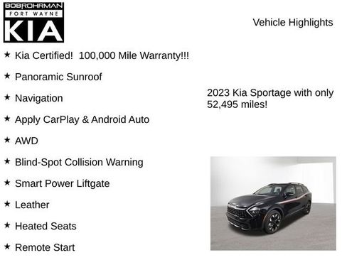 Certified 2023 Kia Sportage X-Line w/ X-Line Premium Package image 7