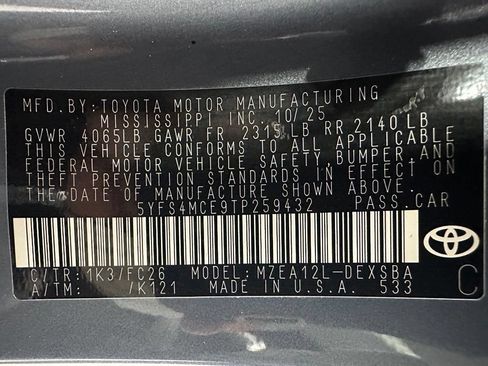 Used 2026 Toyota Corolla SE FWD image 10
