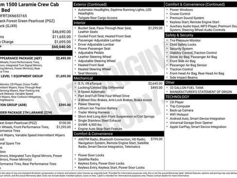 Used 2019 RAM 1500 Laramie w/ Sport Appearance Package image 29