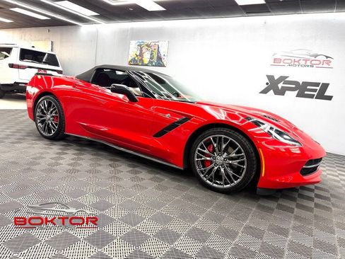 Used 2015 Chevrolet Corvette Stingray Convertible w/ 3LT Preferred Equipment Group RWD image 1