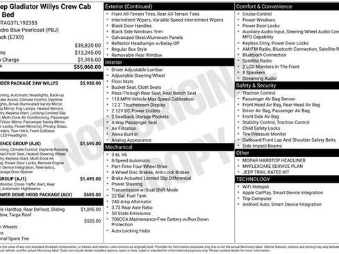 New 2026 Jeep Gladiator Sport AWD/4WD image 26