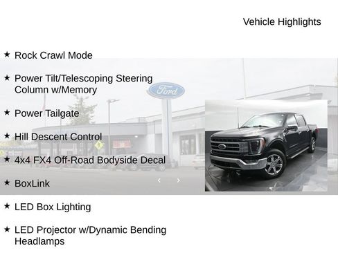 Used 2023 Ford F150 Lariat w/ Equipment Group 502A High AWD/4WD image 27