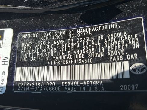 Used 2015 Toyota Avalon XLE FWD image 26
