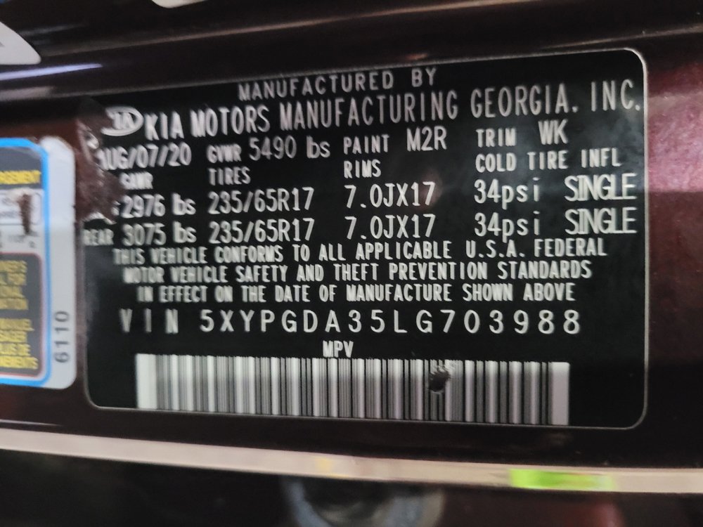 Used 2020 Kia Sorento LX w/ LX I4 Convenience Package AWD/4WD image 33