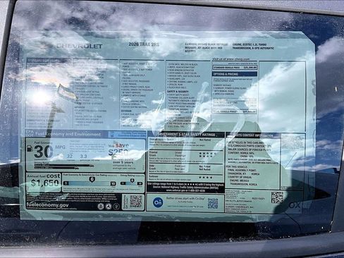 New 2026 Chevrolet Trax RS w/ Sunroof Package image 14