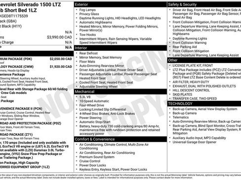 New 2026 Chevrolet Silverado 1500 LTZ w/ LTZ Premium Package AWD/4WD image 2