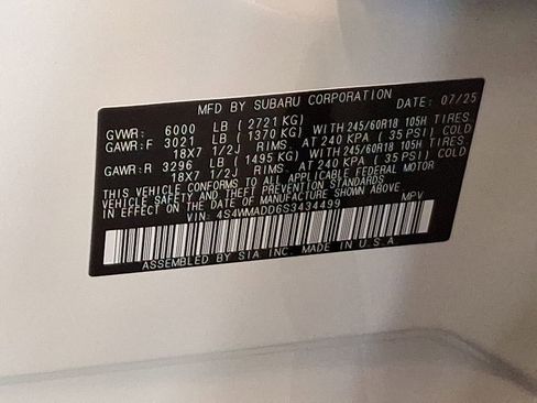 New 2025 Subaru Ascent Premium image 14