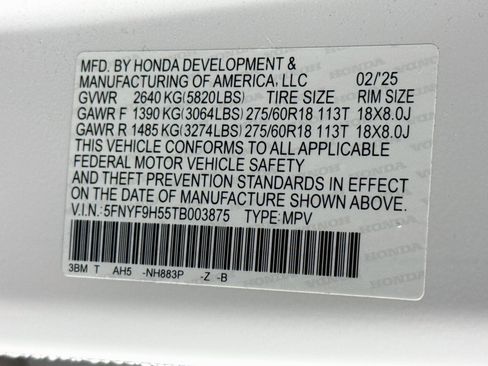 Certified 2026 Honda Passport TrailSport image 39