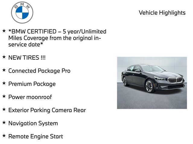 Used 2024 BMW 530i xDrive w/ Premium Package AWD/4WD image 10