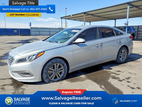 Used 2015 Hyundai Sonata SE w/ Option Group 02 FWD image 1