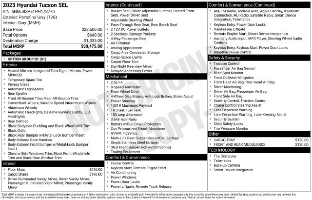 Used 2023 Hyundai Tucson SEL FWD image 7