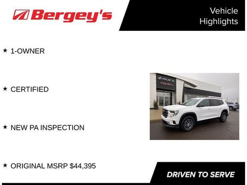 Certified 2025 GMC Acadia Elevation image 4