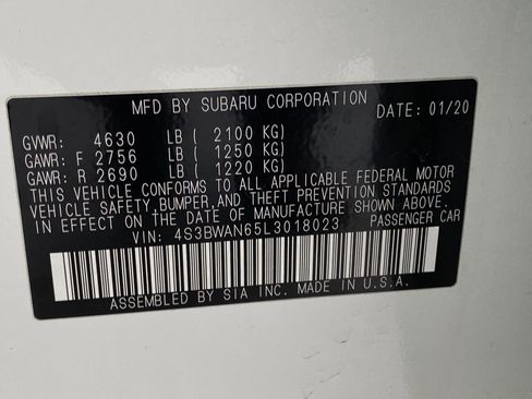 Used 2020 Subaru Legacy Limited w/ Popular Package #3 image 22