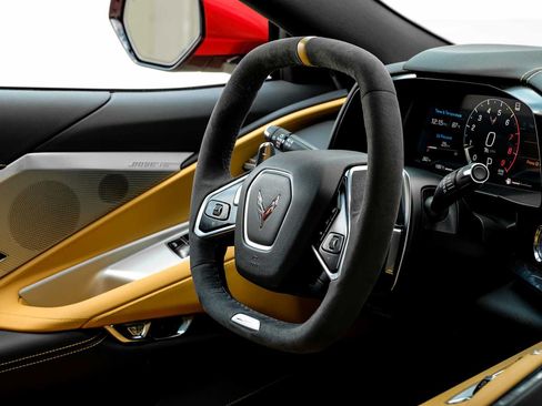 Used 2023 Chevrolet Corvette Z06 w/ Chrome Exterior Badge Package RWD image 16