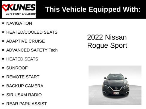 Used 2022 Nissan Rogue Sport SL w/ Premium Package image 3
