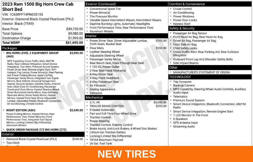 Used 2023 RAM 1500 Big Horn AWD/4WD image 2