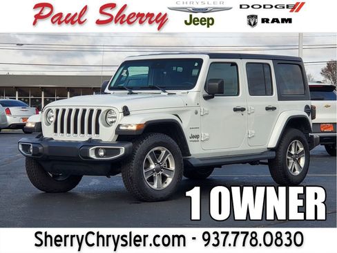 Used 2021 Jeep Wrangler Unlimited Sahara image 1