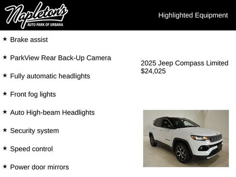 Used 2025 Jeep Compass Limited AWD/4WD image 16