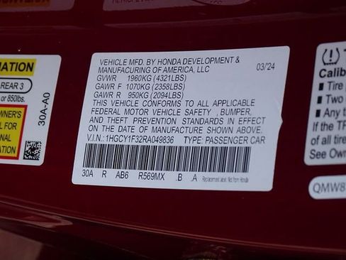 Used 2024 Honda Accord EX image 19