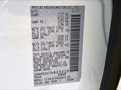 New 2026 Nissan Frontier PRO-4X w/ Pro Premium Package image 19