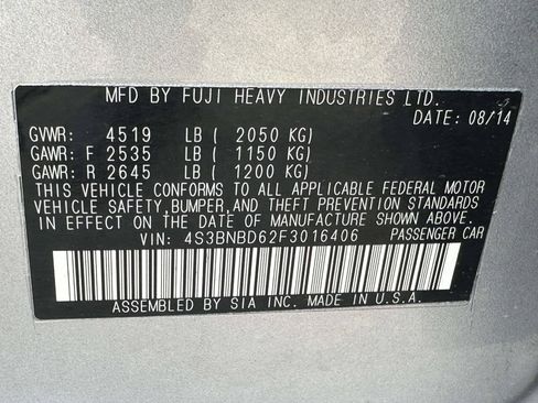 Used 2015 Subaru Legacy 2.5i Premium w/ Moonroof Package AWD/4WD image 27